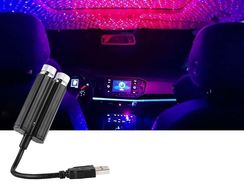 Luces cielo estrellado