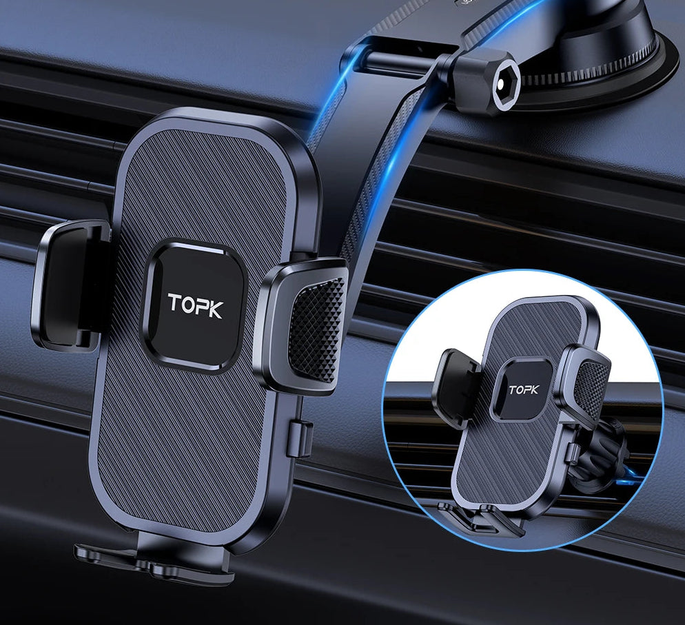 Soporte para Móvil de Coche con Sujeción Automática