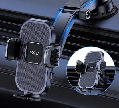 Soporte para Móvil de Coche con Sujeción Automática